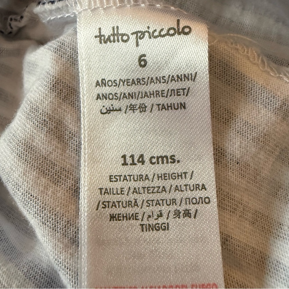 Tutto Piccolo Striped Girl’s Shorts with Red Bow - Picture 3 of 6